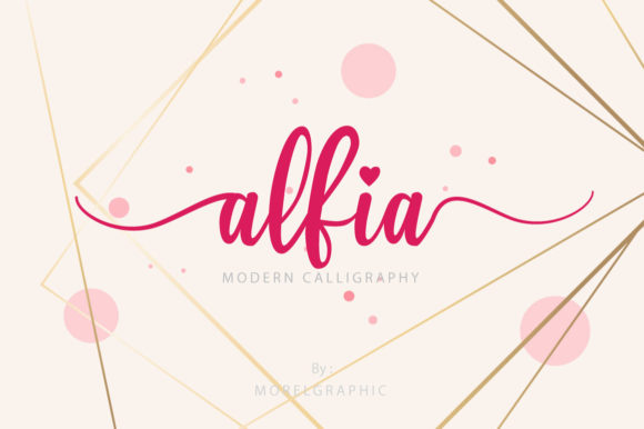 Alfia: The Elegant Script Font for Modern Marketers
