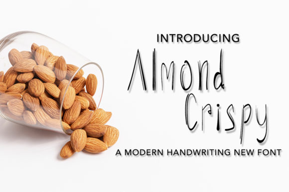 Almond Crispy: A Handwritten Font for Editorial Design