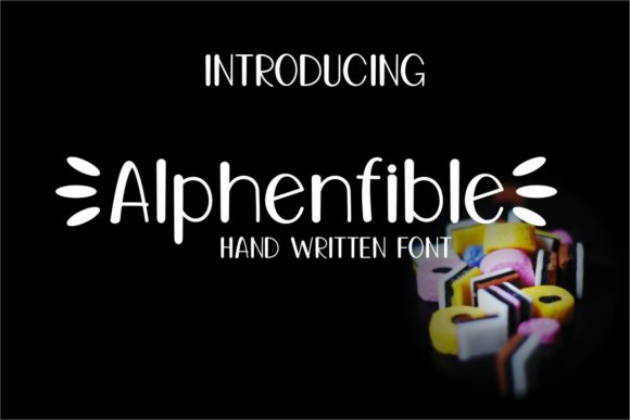 Alphenfible: A Friendly Handwritten Font for Web Design