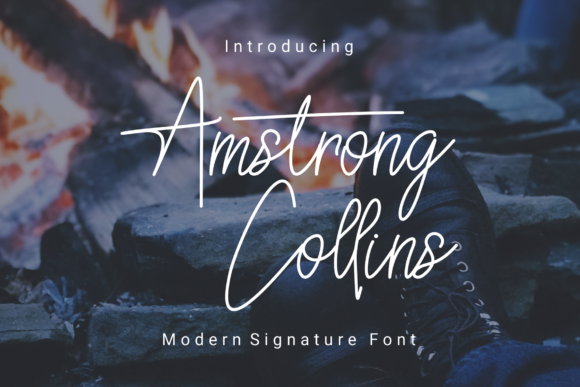Armstrong Collins: A Delicate Script Font for Web Design