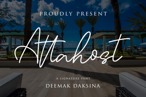 Attahost: A Premium Handwritten Font for Web Design