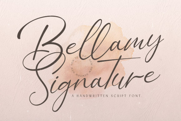 Bellamy Signature: A Timeless Handwritten Font for Your Brand