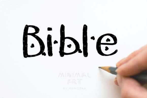 Bible: A Cute Handwritten Font for Crafters