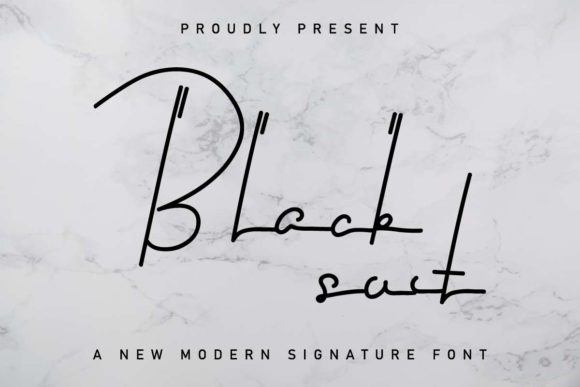 Black Suit: The Elegant Script Font for Branding