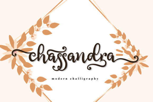 Chassandra: A Flowing Handwritten Font for Brand Identity