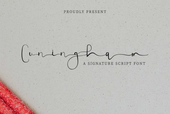 Cuningham: A Delicate Handwritten Font for Elegant Branding
