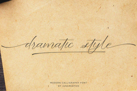 Dramatic Style: A Premium Script Font for Brand Identity