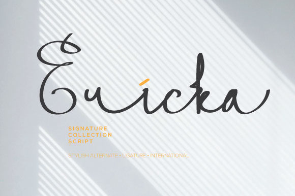 Ericka: The Elegant Script Font for Makers