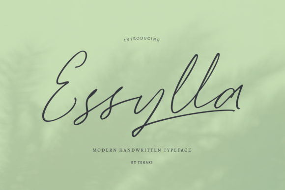 Essylla: A Premium Handwritten Font for Web Design