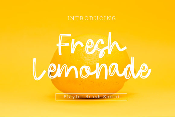 Fresh Lemonade: A Sweet Script Font for Marketers