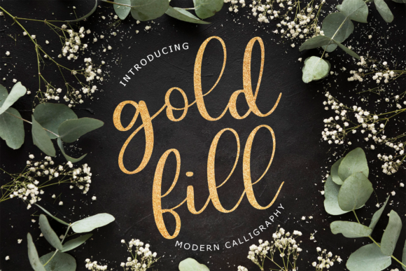 Gold Fill: A Premium Handwritten Font for Editorial Design