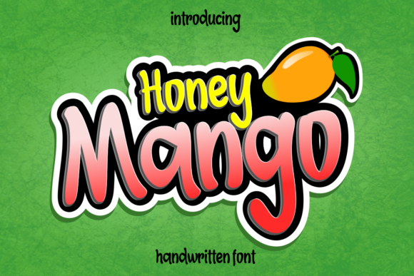 Honey Mango: A Friendly Handwritten Font for Small Business