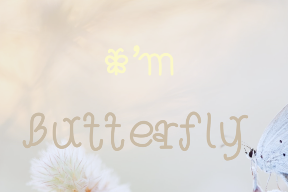 I m Butterfly: A Playful Font for Your Brand