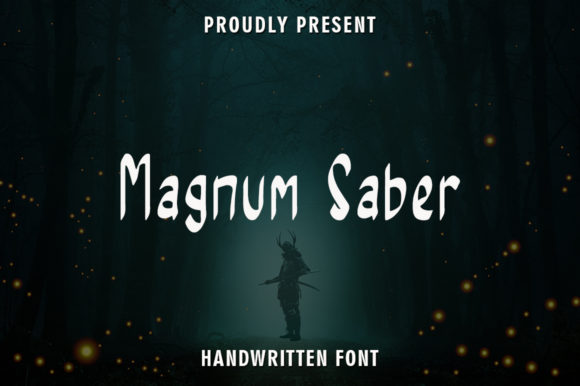 Magnum Saber: A Sweet Handwritten Font for Crafters