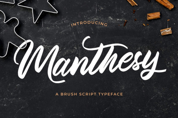 Manthesy: The Elegant Script Font for Campaigns