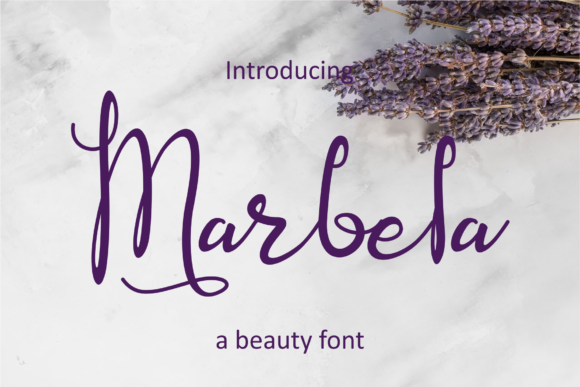 Marbela: A Relaxed Handwritten Font for Editorial Design