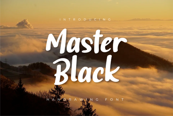 Master Black: The Handwritten Font for Bold Marketing