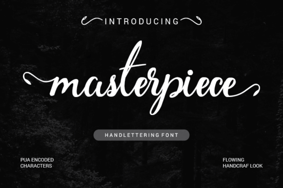 Masterpiece: A Timeless Script Font for Your Brand