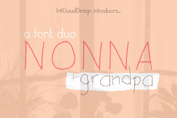 Nonna Grandpa: A Sweet Handwritten Font for Crafters