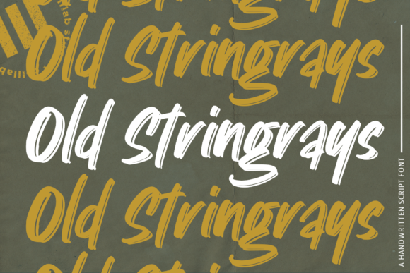 Old Stringrays: A Handwritten Font for Campaigns