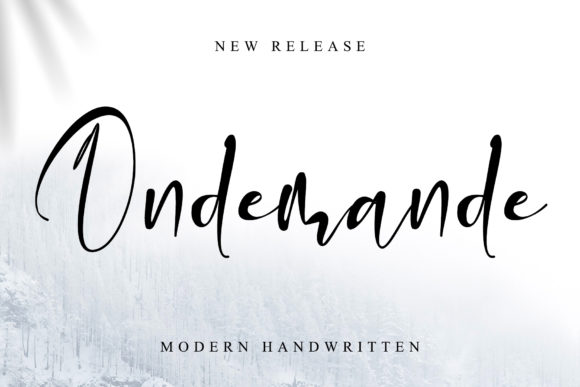 Ondemande: A Premium Script Font for Web Design