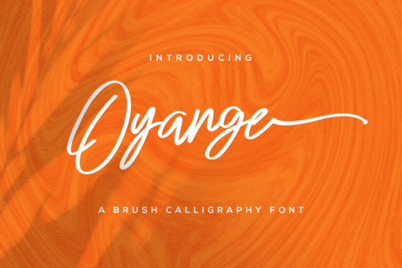Oyange: A Handwritten Script Font for Modern Web Design