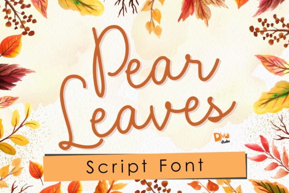 Pear Leaves: A Handwritten Font for Editorial Design