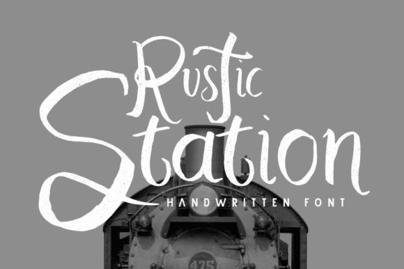 Rustic Station: A Handwritten Font for Editorial Design