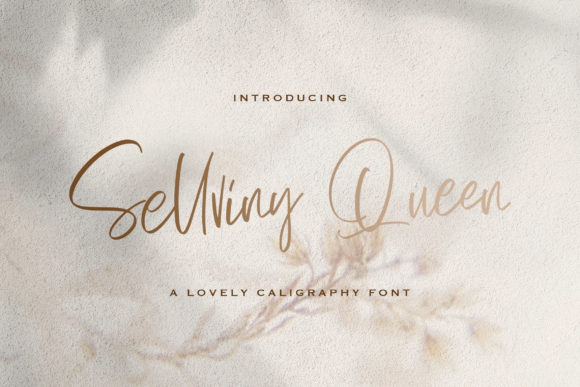 Sellviny Queen: A Premium Script Font for Web Design