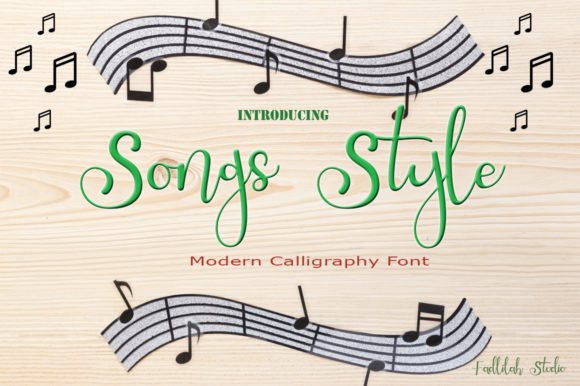 Songs Style: A Charming Script Font for Branding