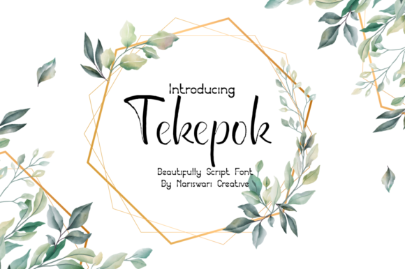 Tekepok: A Delicate Handwritten Font for Editorial Design
