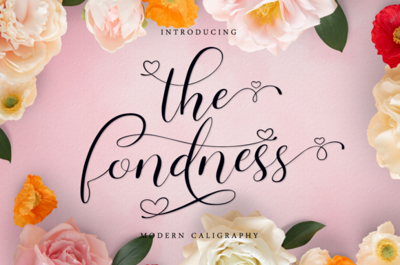 The Fondness: An Elegant Script Font for Web Design