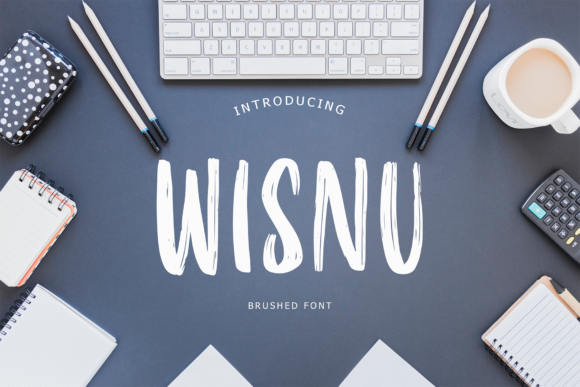 Wisnu: A Bold Handwritten Font for Modern Web Design